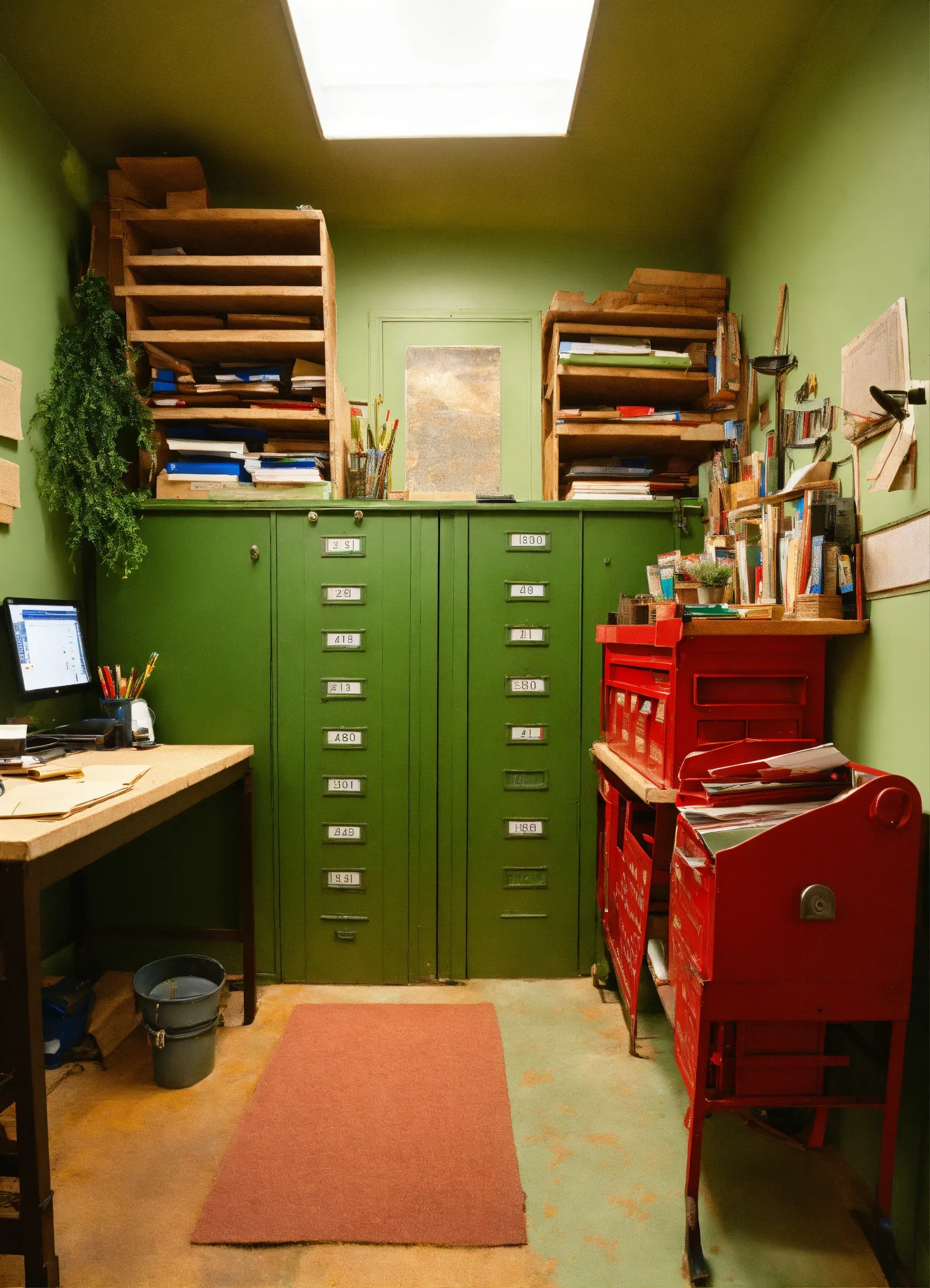 Ergonomische werkplek met natuurlijk licht